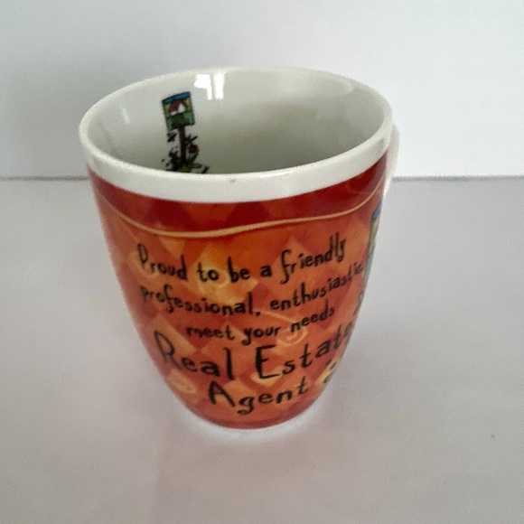 REAL ESTATE Vintage Porcelain CoffeeCup/Mug - Picture 2 of 4